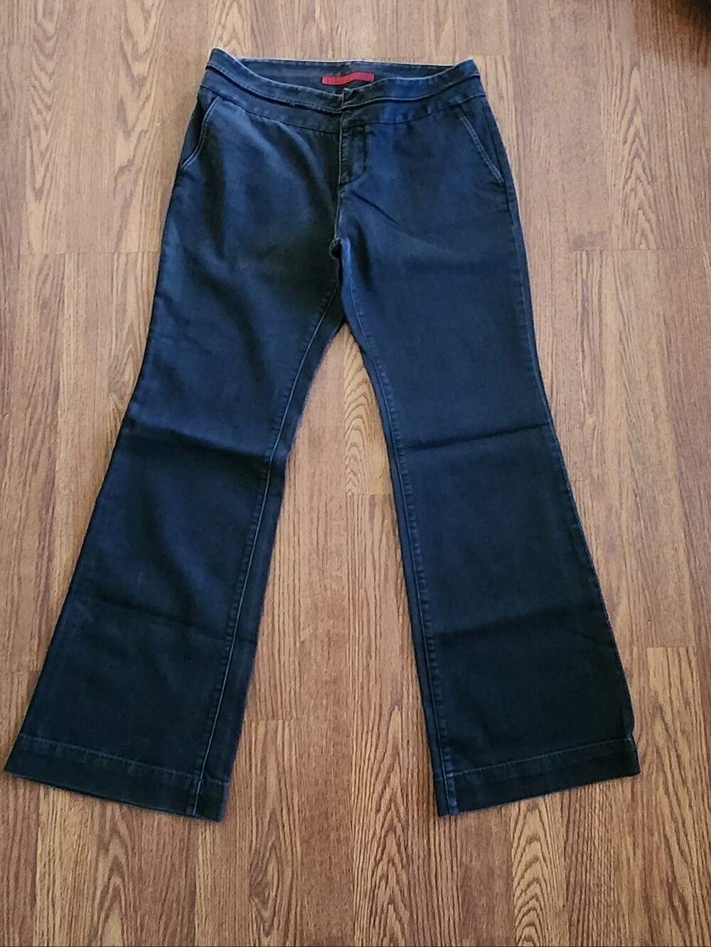 Banana Republic Black Wide-Leg Jeans